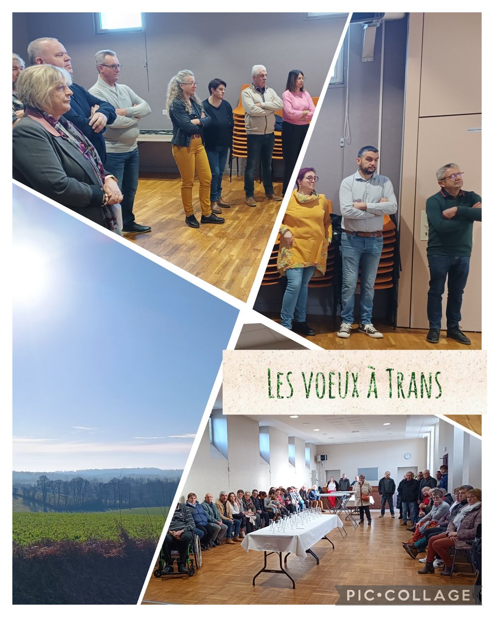 Poursuite de la rencontre avec les habitants des Coëvrons lors de la cérémonie des voeux de la commune de #Trans. Travaux, budget, école et cyclisme étaient au cœur des conversations.