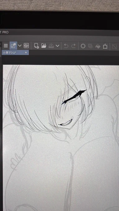 明日投稿するイラストとは別に、モチベーション高いのでもう一枚描いてみてます!
まだリハビリ中なのでいろいろ試しながらという感じで上手くいくかは分かりませんが... 