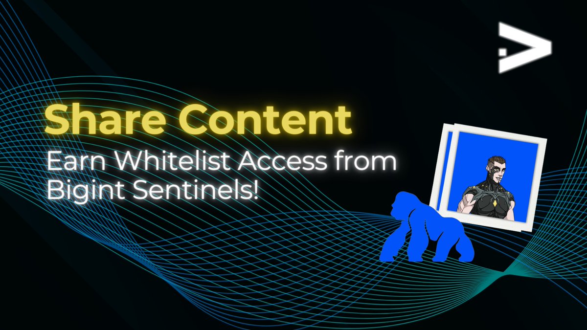 BigIntCo's tweet photo. Drop your contents and memes about Bigint Sentinels.

We will give whitelist spots to the content we like. https://t.co/XRmzZJkzE6