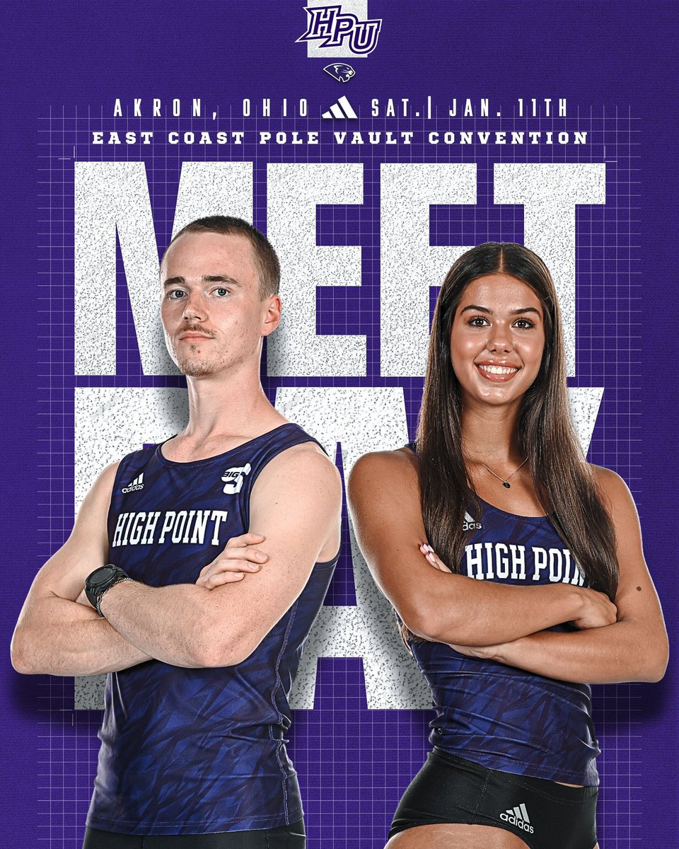 Back for day ✌️at the Pole Vault Convention

🆚 East Coast Pole Vault Convention
📍 Akron, OH
📊 highpointpanthers.com 

#GoHPU x #DefendTheTeam