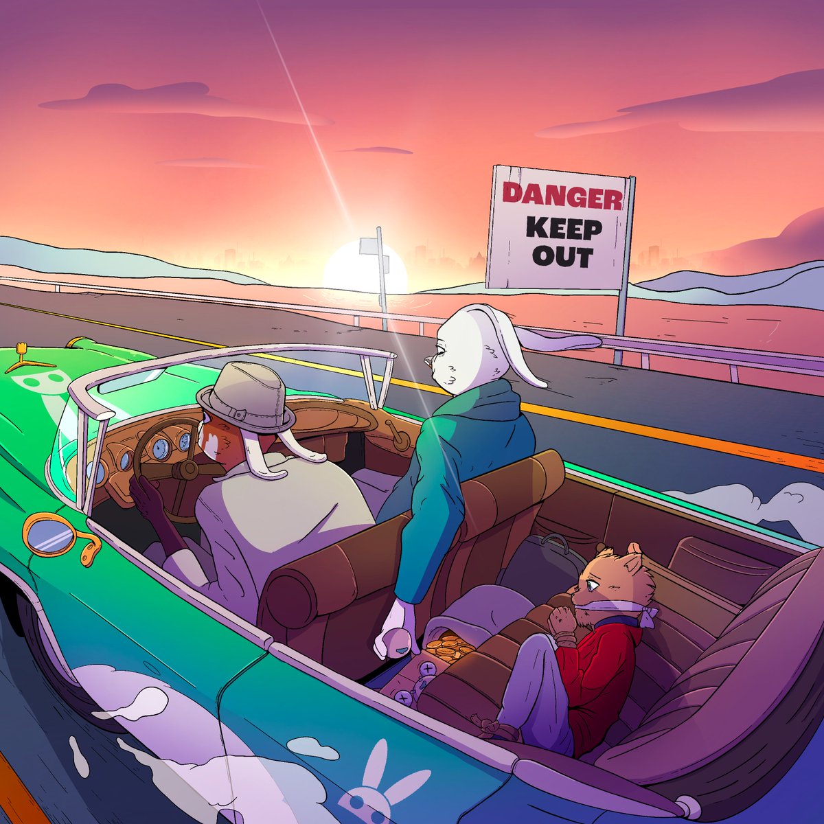 Fock, we can't see someone more famous than us!

Today Kabu, tomorrow... Who knows!

Rabbits are the DANGER ⚡

#AbstractChain