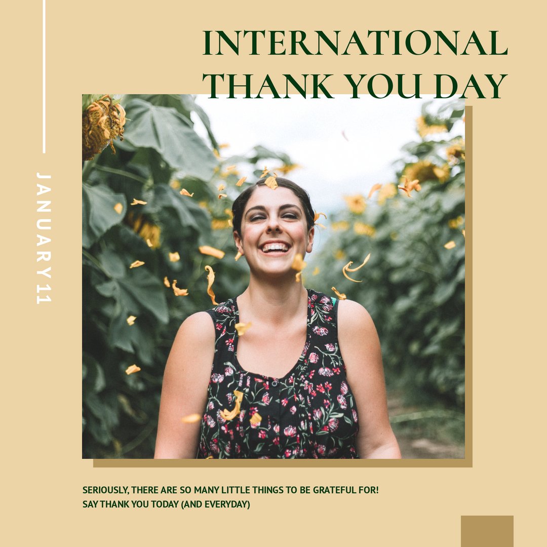 We want to say thank you to all of our amazing customers on this International Thank You Day!