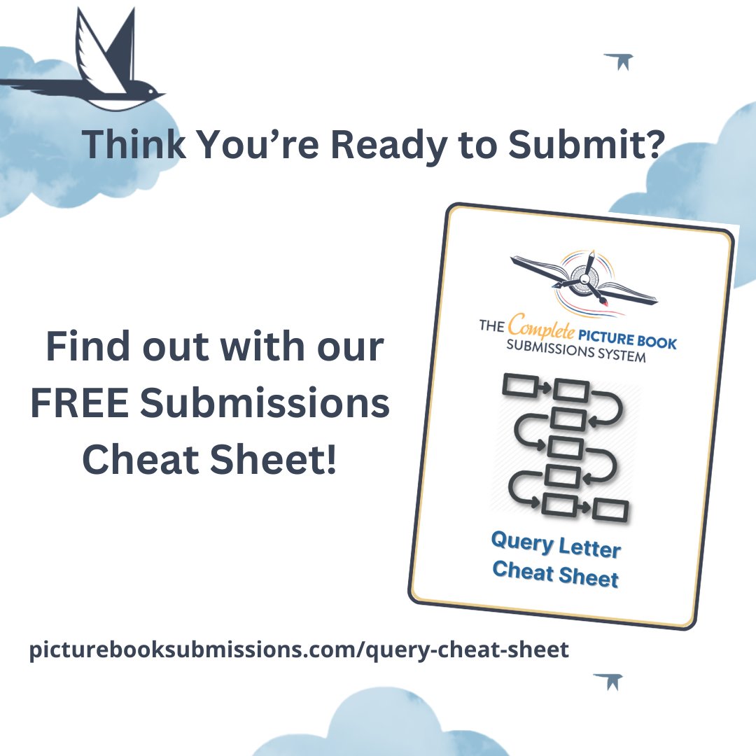 Are you about to hit send on your query to an agent or editor? Grab our Submissions Cheat Sheet first to be sure it's as strong as it can be! 

picturebooksubmissions.com/query-cheat-sh…

#amwriting #querytip #amquerying
