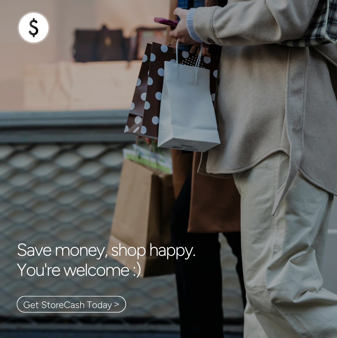 storecashapp's tweet image. Shopping should make you happy—AND save you money! 😎 With StoreCash, every purchase means more cashback in your pocket.

👉 Start saving today and shop with a smile! storecashapp.com

#HappyShopping #SmartSpending