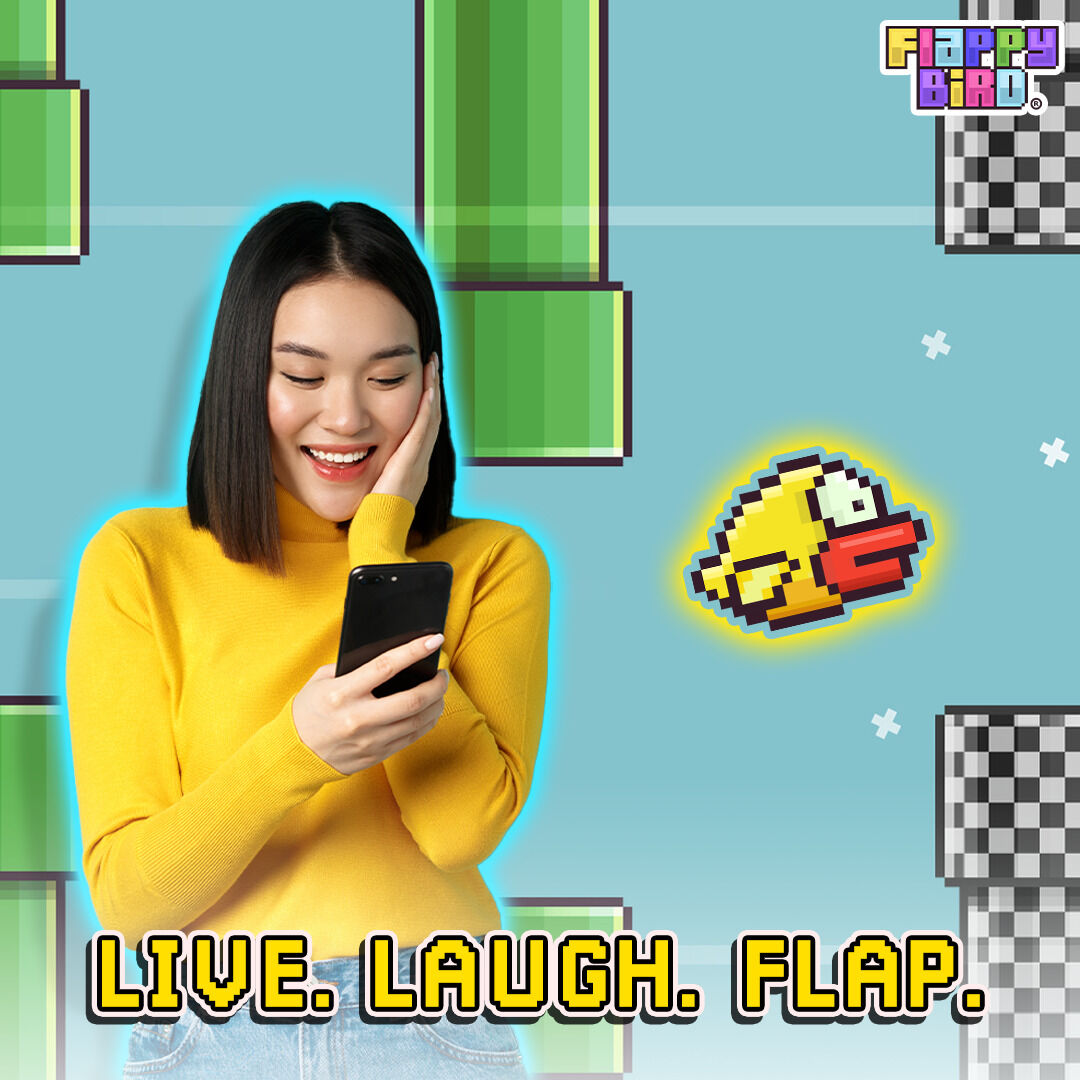 flappybird_Fndn's tweet photo. Flappy Bird isn’t just a game—it’s a lifestyle. 🐤💥 

Are you living the flap life? Let us know how it feels to be a true Flappy fan! https://t.co/40t3qHDSNk
