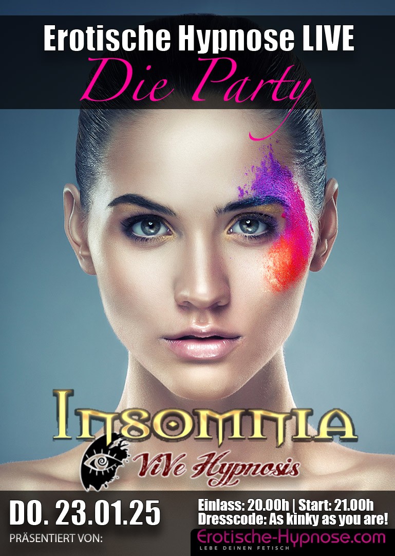 Wer kommt zu unsere nächsten LIVE Party nach Berlin?

All Infos auf:  erotische-hypnose.com/live/
Melde dich schon jetzt über JoyClub oder das Insomnia Berlin an! Wir freuen uns auf dich!