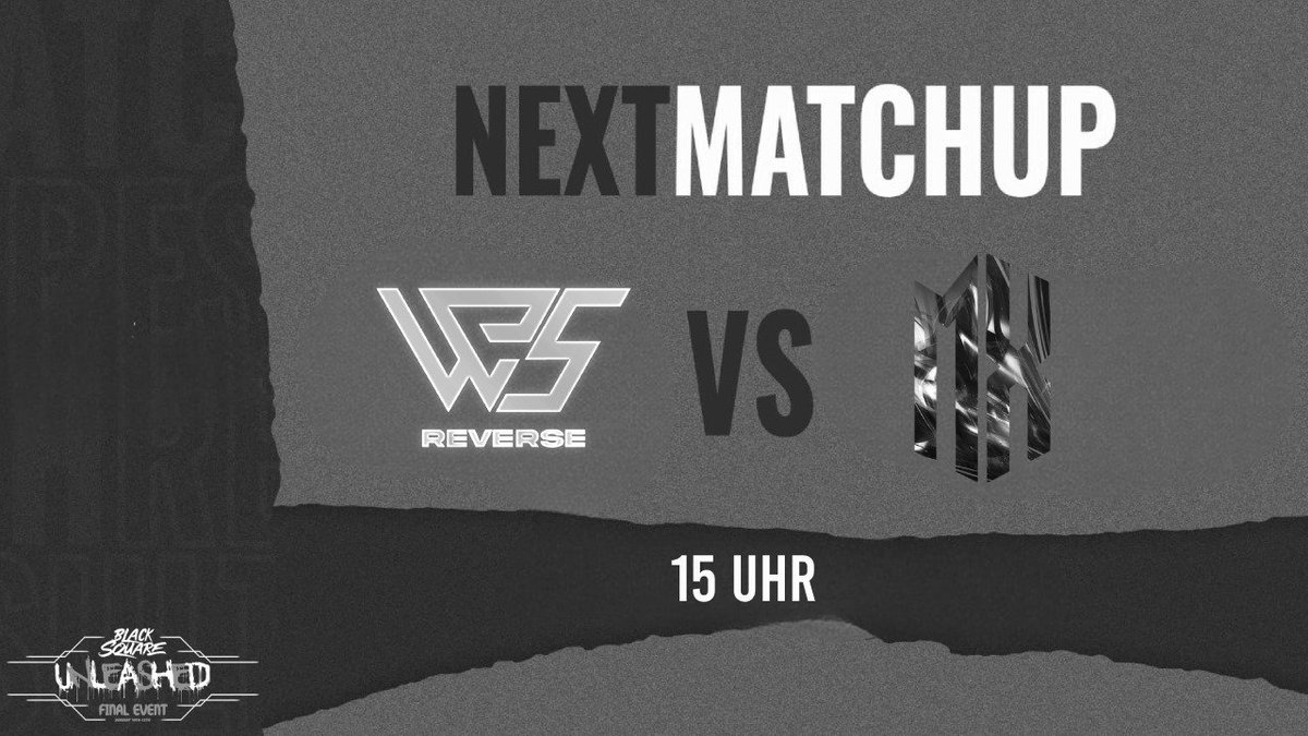 Der 2. Tag des Final Event starten wieder gegen des Team von WeSports Team Reverse 
Schaltet ein auf Schau mit mir BlackSquareGG auf Twitch! twitch.tv/blacksquaregg?…