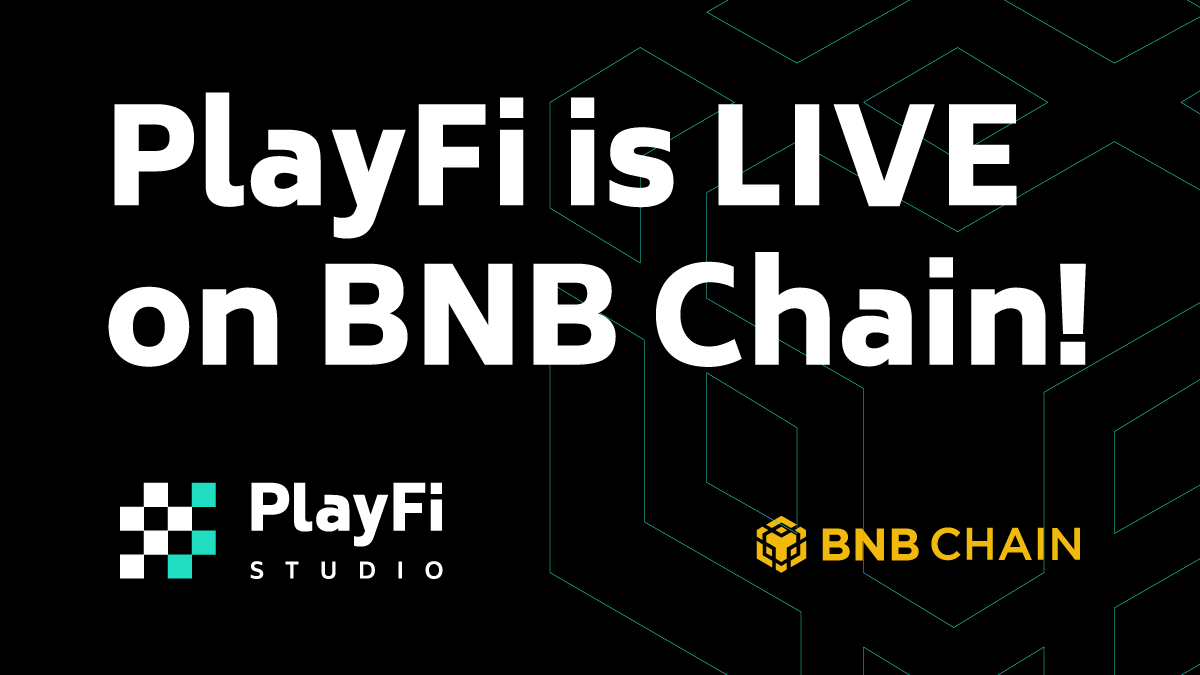 PlayFi Studio (@playfistudios) on Twitter photo We’re Live! $PLAYFI's migration to BSC is complete!
Positioned for cross-chain expansion, ready to reach new highs through multi chain compatibility.
PlayFi Studio has already had a shoutout from <a href="/ShytoshiKusama/">Shytoshi Kusama™</a> hinting at collaborations that will extend to exclusive content We’re Live! $PLAYFI's migration to BSC is complete!
Positioned for cross-chain expansion, ready to reach new highs through multi chain compatibility.
PlayFi Studio has already had a shoutout from <a href="/ShytoshiKusama/">Shytoshi Kusama™</a> hinting at collaborations that will extend to exclusive content