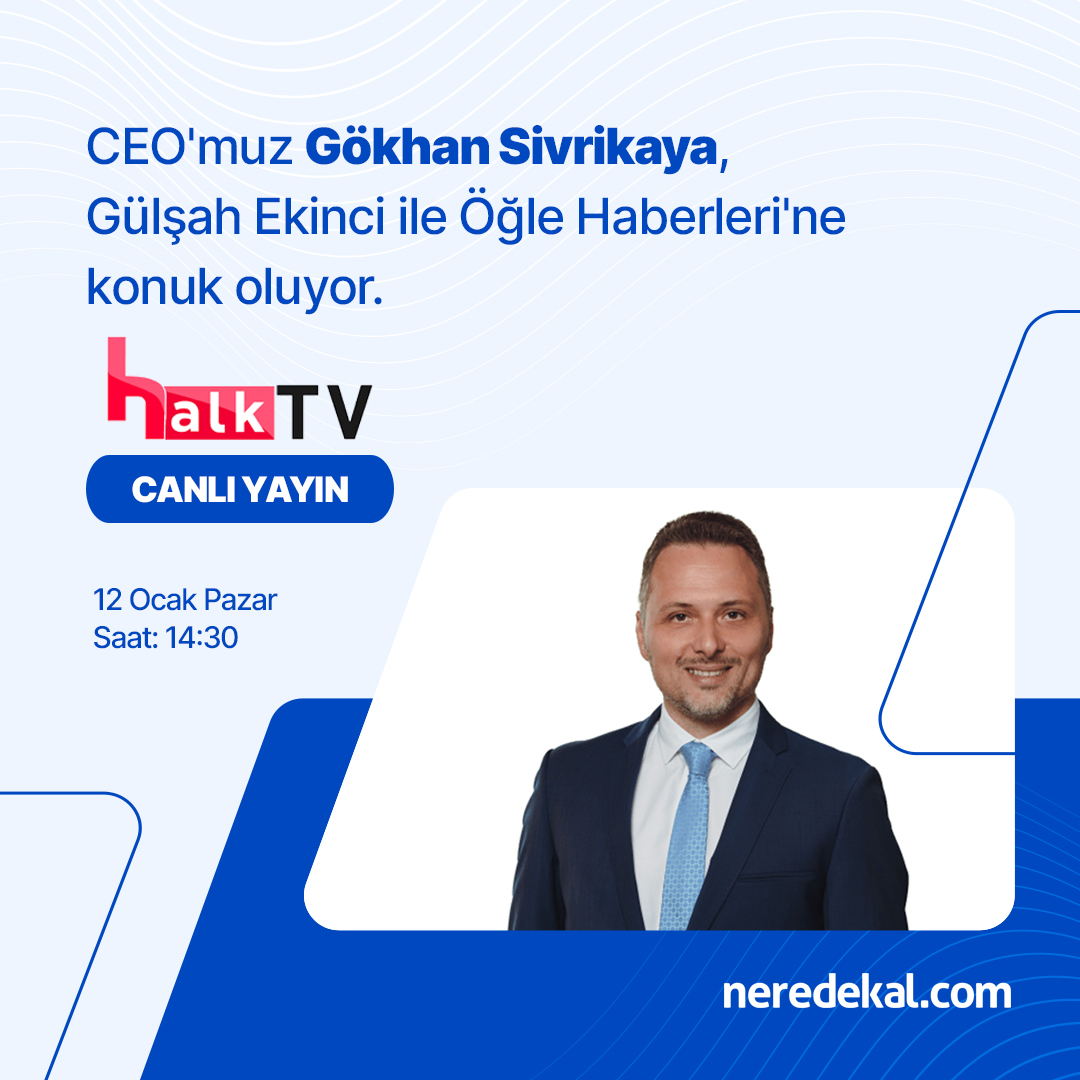 CEO’muz Gökhan Sivrikaya, <a href="/halktvcomtr/">Halk TV</a>'de Gülşah
Ekinci ile Öğle Haberleri'ne konuk oluyor. 

Yarın canlı yayında buluşalım. 💙

👉 halktv.com.tr/canli-yayin