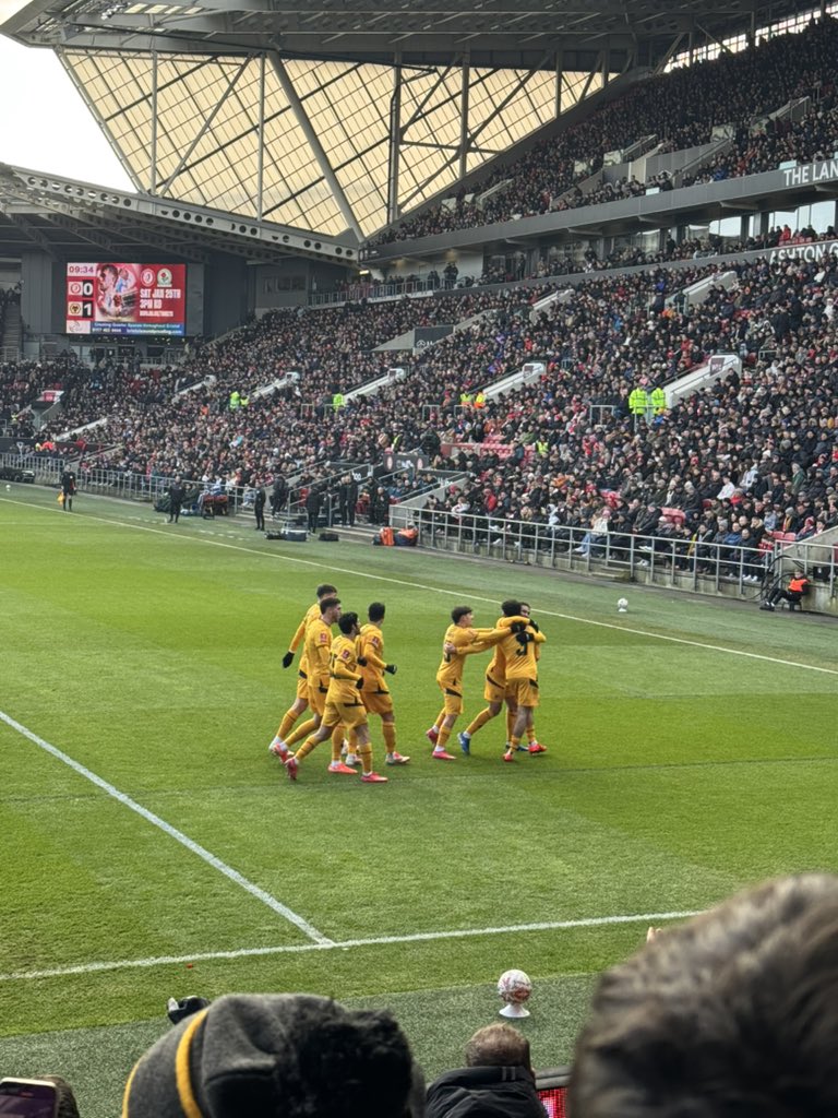 And we’re in the draw 🐺