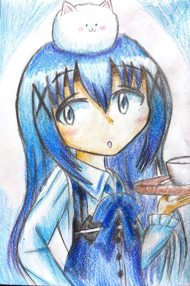 志摩リン 「#これを見た人は青が入ってる画像を貼れ 」|青葉クワックス🍥逃走中×謎解きのイラスト
