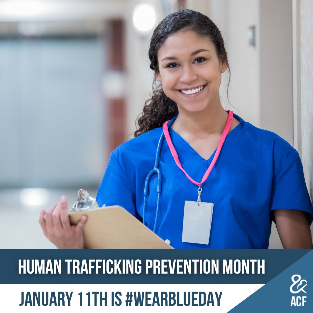 Today is #WearBlueDay! Join us in raising awareness about human trafficking. Share your photo by using the hashtag #WearBlueDay. Learn more: dhs.gov/bluecampaign/w… #EndTrafficking