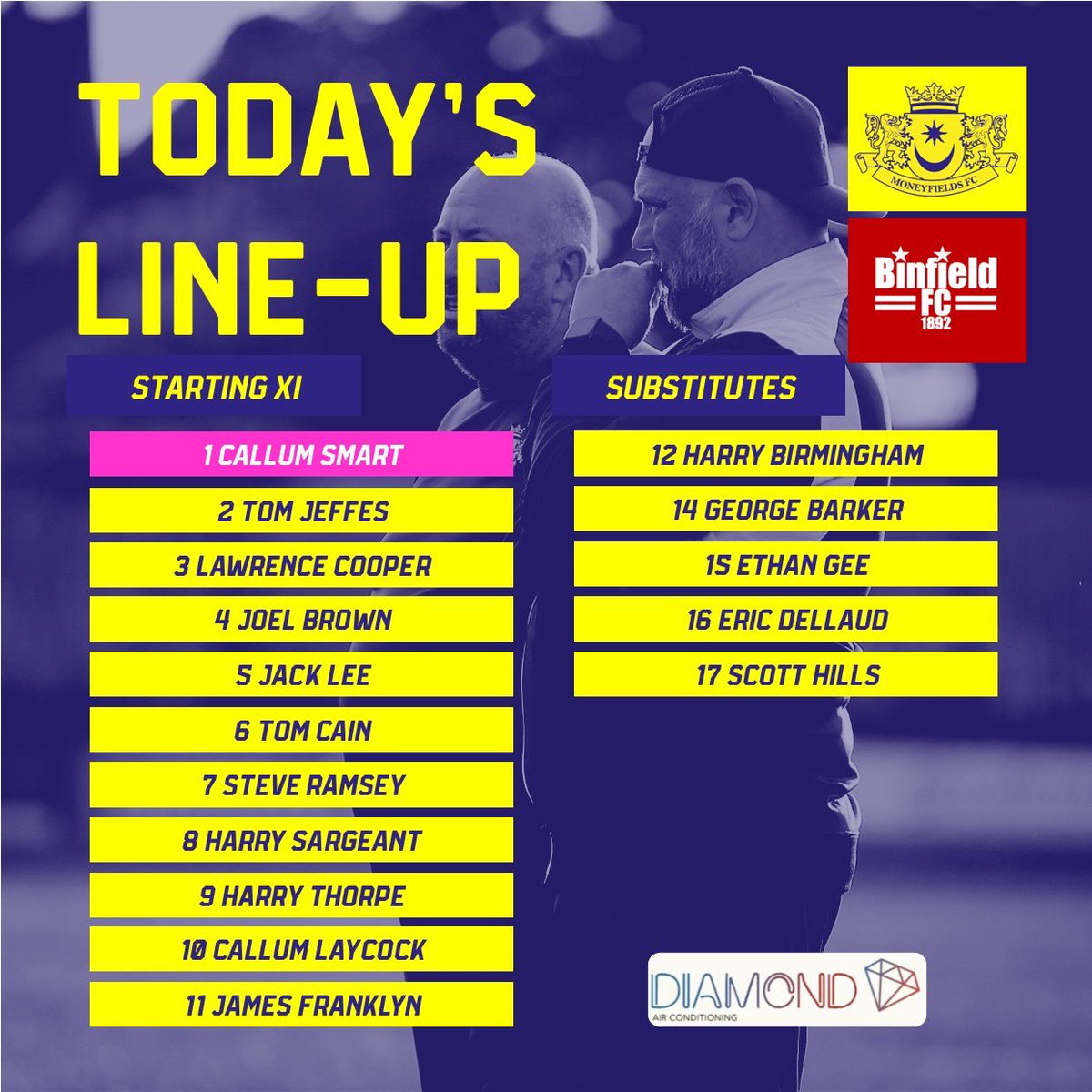 🔢 Two changes to the Moneys XI! ⬇️

ℹ️ Steve Ramsey and Harry Sargeant come in for Ethan Gee and George Barker!

👏 Sarge makes his 100th appearance for the club this afternoon! 

#MONBIN #UpTheMoneys