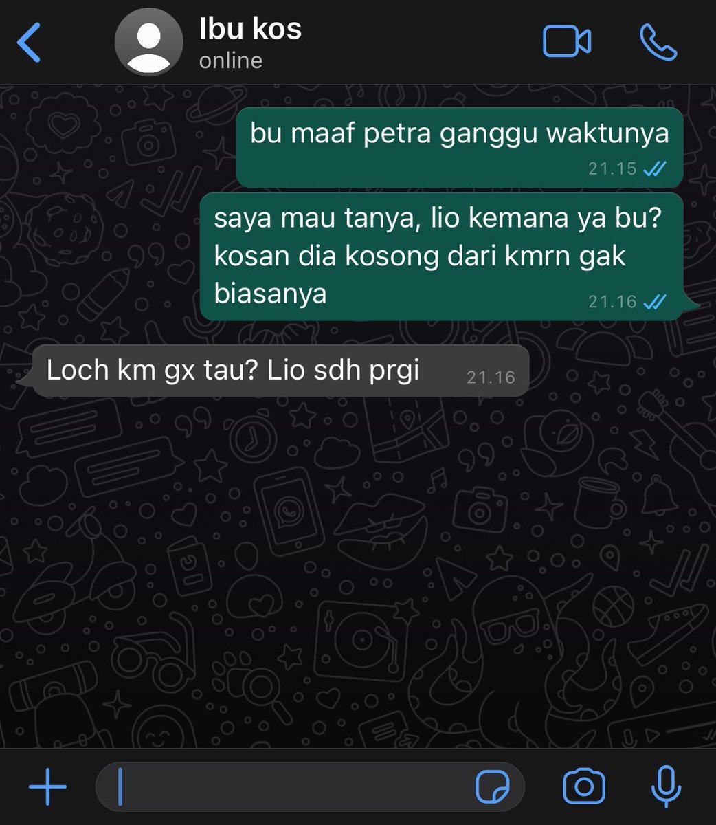 nomin few tweets au
bocah galau ; lio pergi