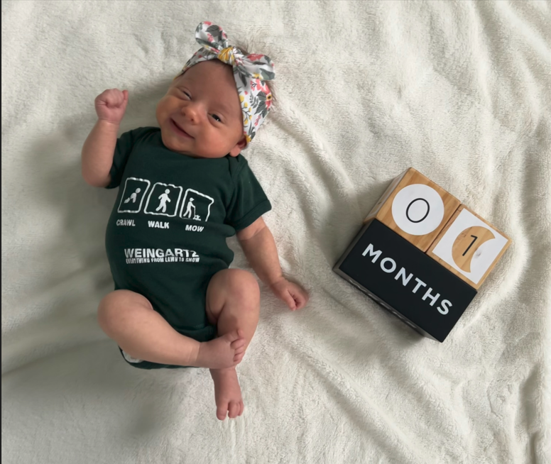 Weingartz's tweet photo. Congrats to Robert Krefman, Assistant Manager at Farmington Hills, on his precious new granddaughter! Big congratulations to proud parents Jami (our Purchasing Director) and Jeremy Krefman (our Software Developer).
Welcome to the world, Daphni Lenore! ๐
#Weingartz #Family https://t.co/1CacOmT3H5