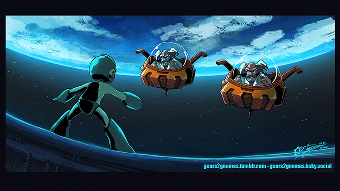 "Final battle in space." #MegaMan 10 #AGDQ2025