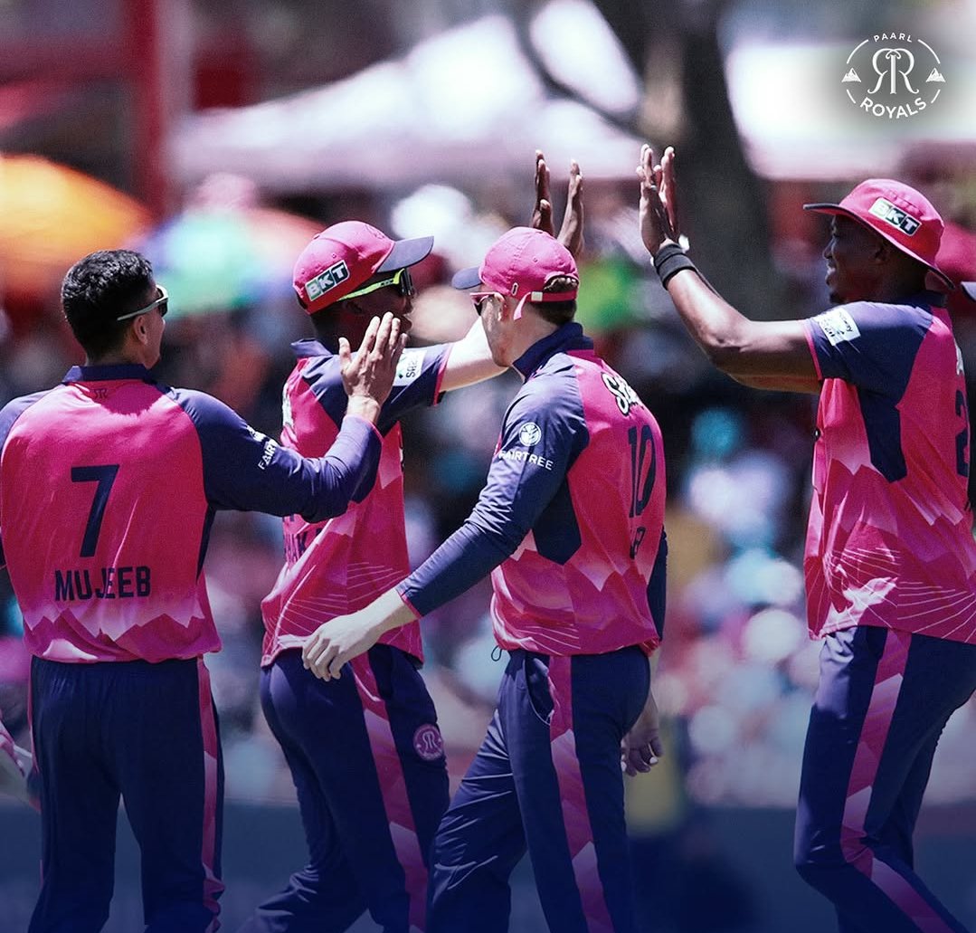 TheAllr0under's tweet photo. Paarl Royals won their 1st match of SA20 season 3 by 9 wickets against Sunrisers Eastern Cape.

Top performer for Paarl royals
• Lhuan-dre Pretorius - 97(51)
• Joe root - 62*(44)

#SA20 #PRvsSEC https://t.co/qo4WMDDHZI