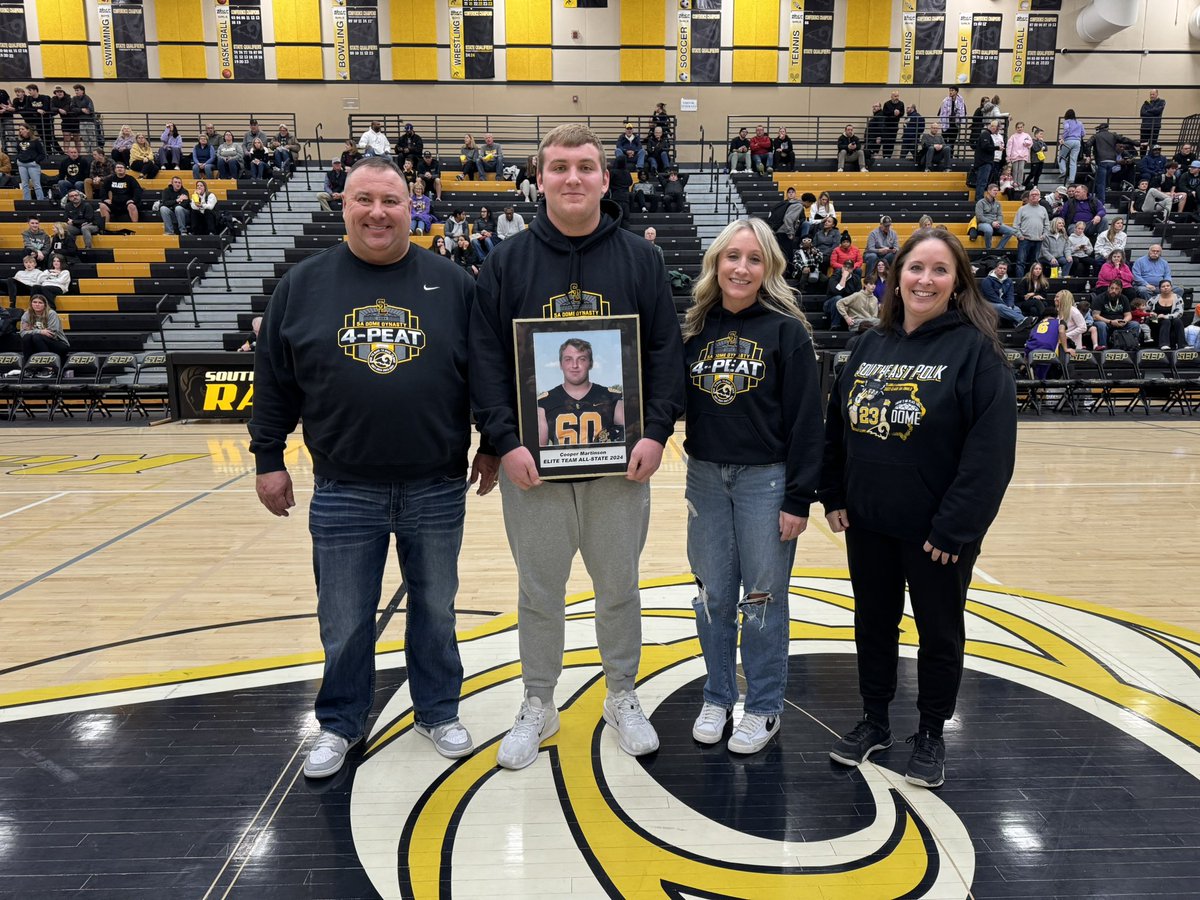 SEPolkRams's tweet photo. Congratulations to Cooper Martinson, Holden Hansen, Cael Winget and Sam Zelenovich of @sep_football on your induction into the @BoosterSep Hall of Champions https://t.co/UJUGKYrk0b