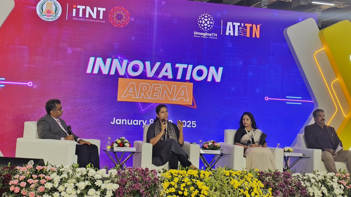 TNCIG_SPC's tweet photo. Tamil Nadu State Planning Commission participated in #UmagineTN2025, Govt. of Tamil Nadu’s flagship tech event, inaugurated by Hon’ble @CMOTamilNadu Thiru. @MKStalin &amp; led by Hon’ble IT Minister Thiru. @ptrmadurai. https://t.co/qCAMhsSR40