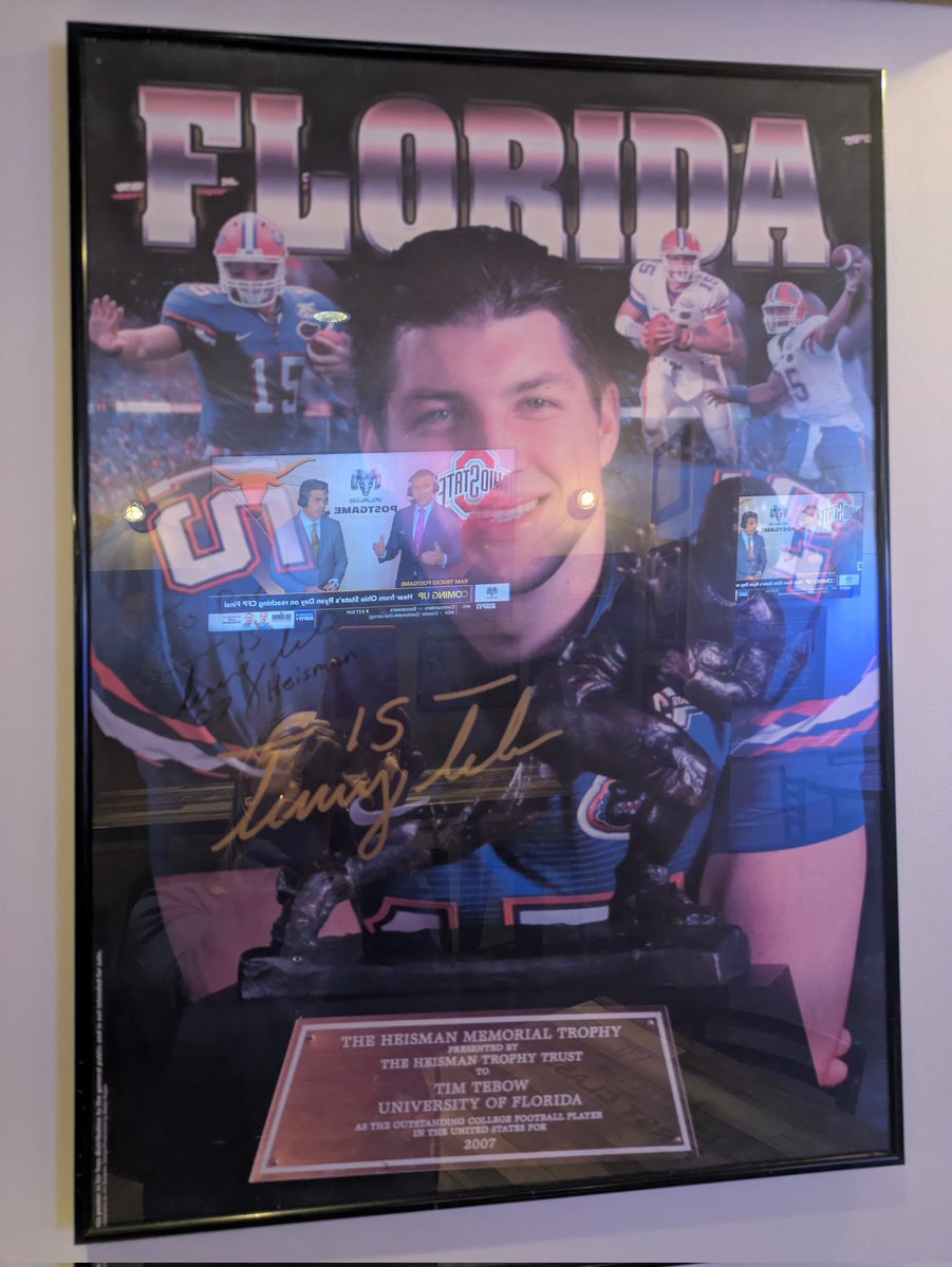 docllv's tweet photo. In Gainesville watching college football and of course this guy is everywhere π€£ #TebowMagic https://t.co/Rg7MDBhipM