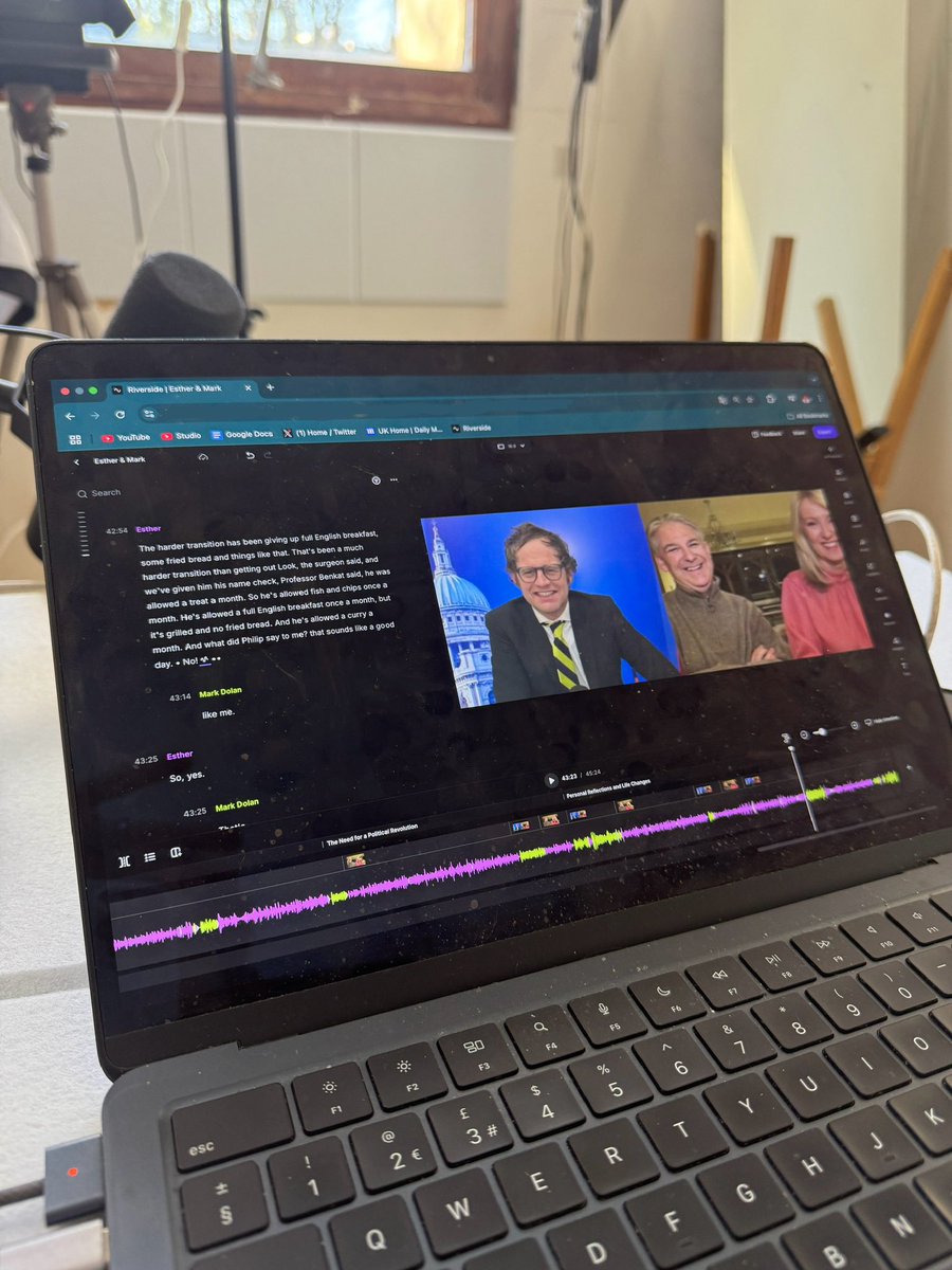 mrmarkdolan's tweet photo. Busy editing Monday’s edition of THE MARK DOLAN SHOW, starring these two absolute legends 🤩

@EstherMcVey1 @PhilipDaviesUK https://t.co/EZ1i5c87Et