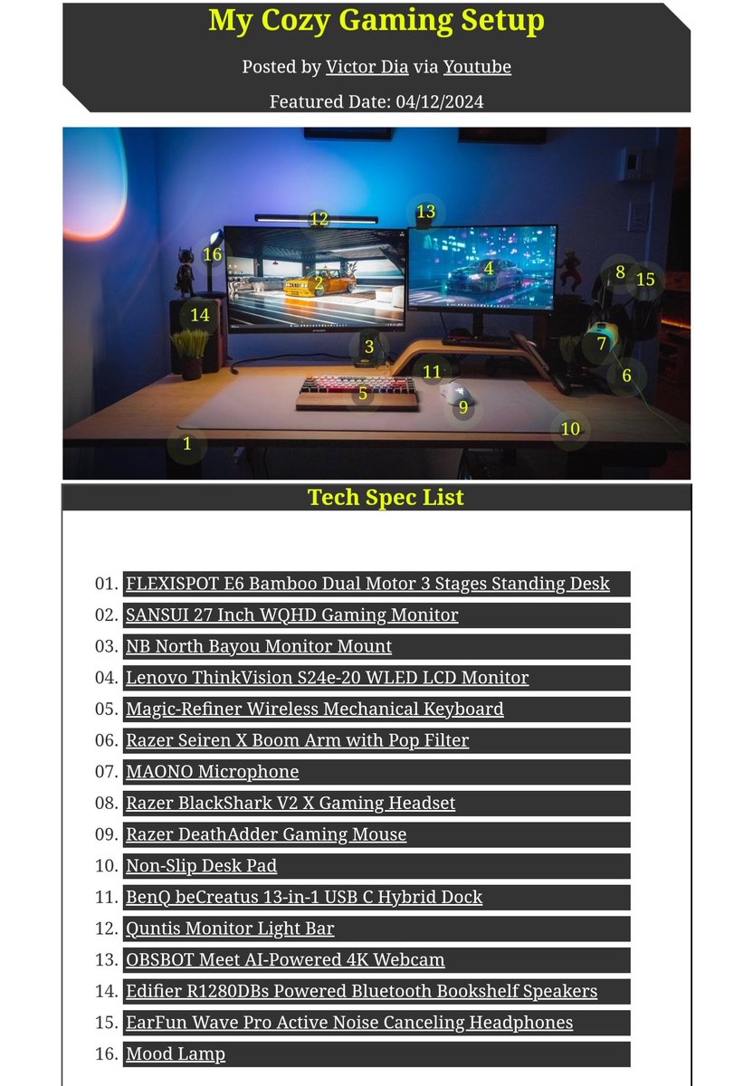 CyberTechWare's tweet photo. Need a desk setup overhaul? https://t.co/7zfuslVKzP has you covered with high-tech gadgets and ergonomic solutions for the ultimate workspace. #DeskSetup #Productivity #Tech #FlexiSpot #Sansui #NBNorth #Lenovo #MagicRefiner #Razer #Maono #BenQ #Quntis #OSBot #Edifier #EarFun #TechSpecs