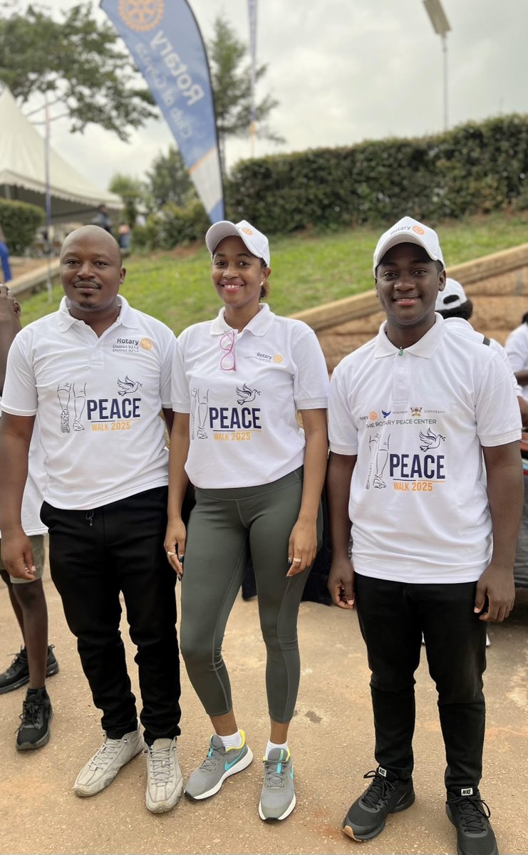 JNakabiito's tweet photo. More #RotaryPeaceWalk If service above self were a trio @rodneyrugyema https://t.co/lGziQ4Q4Cm