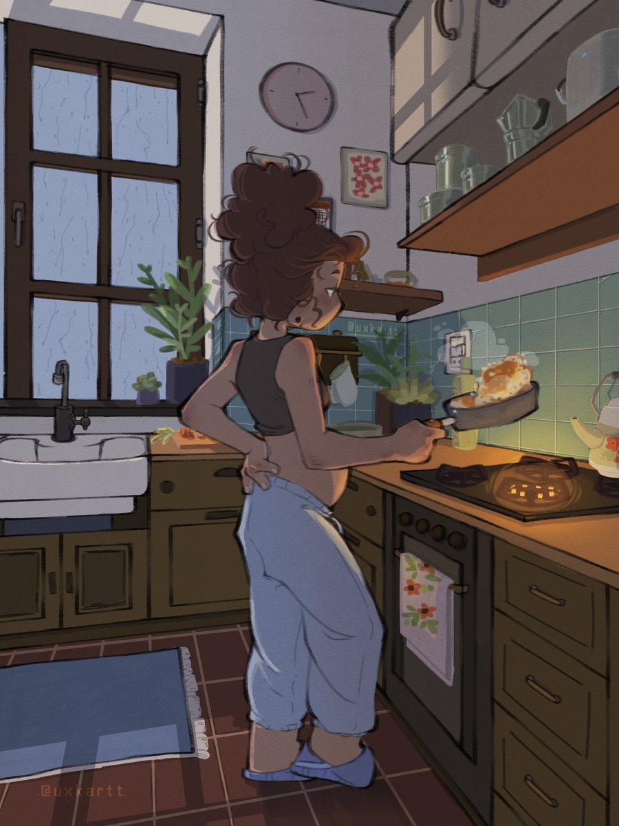 UXKARTT's tweet photo. Café da manhã 🍳🌧

Estou apreciando mais a fazer cenários, mesmo ainda sendo bastante difícil <3

[ #artwork #drawing ] https://t.co/gljpRYReQg