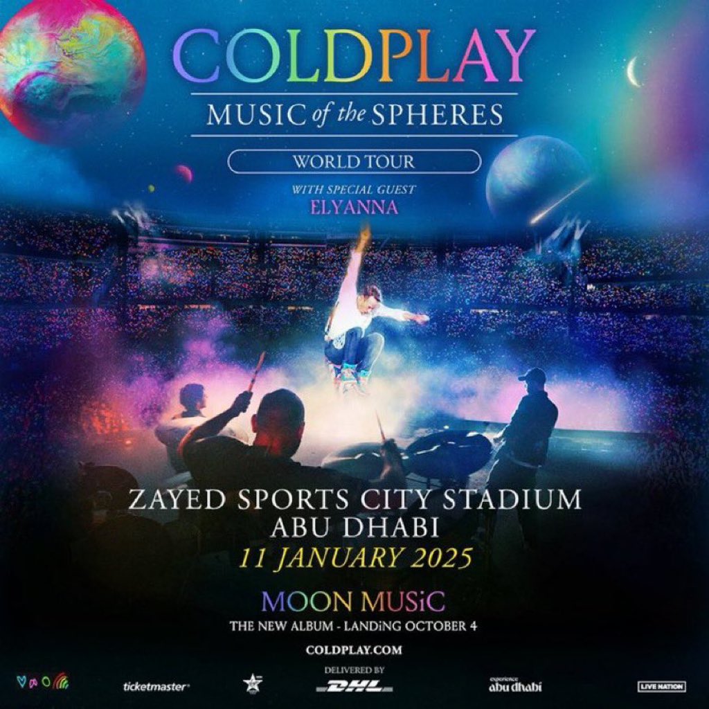Hey y’all got 4X Abu Dhabi Coldplay 
tickets for sale on the 14 and12 and11Jan at zayed sports city.
Kindly dm if you’re interested.
#Coldplay2025 #coldplayconcert #ColdplayFans #ColdplayUAE #ColdplayAbuDhabi #coldplaytickets #ColdplayLive 
#coldplaytickets