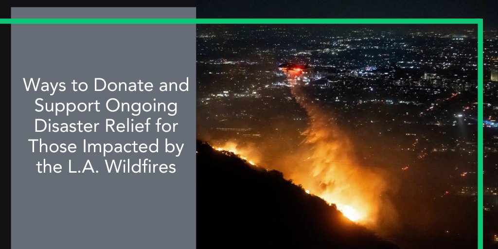 findCRA's tweet photo. As fires continue to rage in Los Angeles, our hearts and prayers go out to all those impacted.  Learn how you can donate and support those impacted here: https://t.co/BwC5xj1xsX https://t.co/cTrtLcCfbx