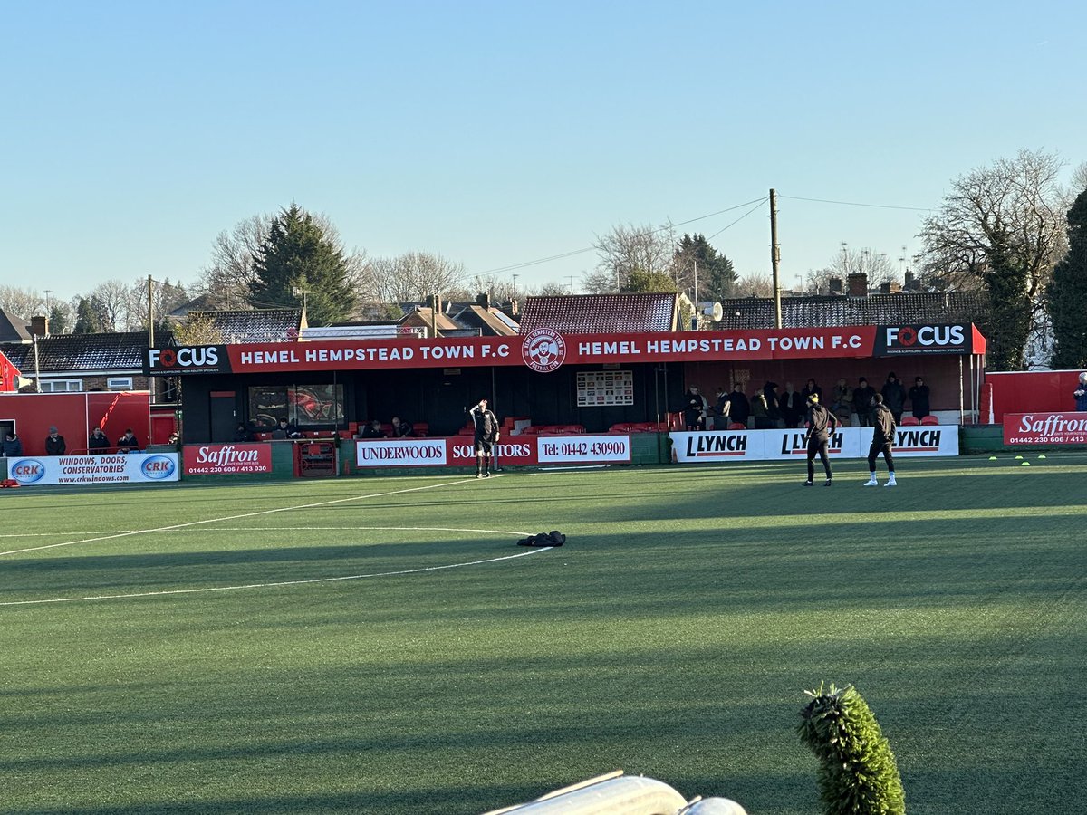 BarmyAnger's tweet image. No Kings Langley game today so checking out Hemel Fc