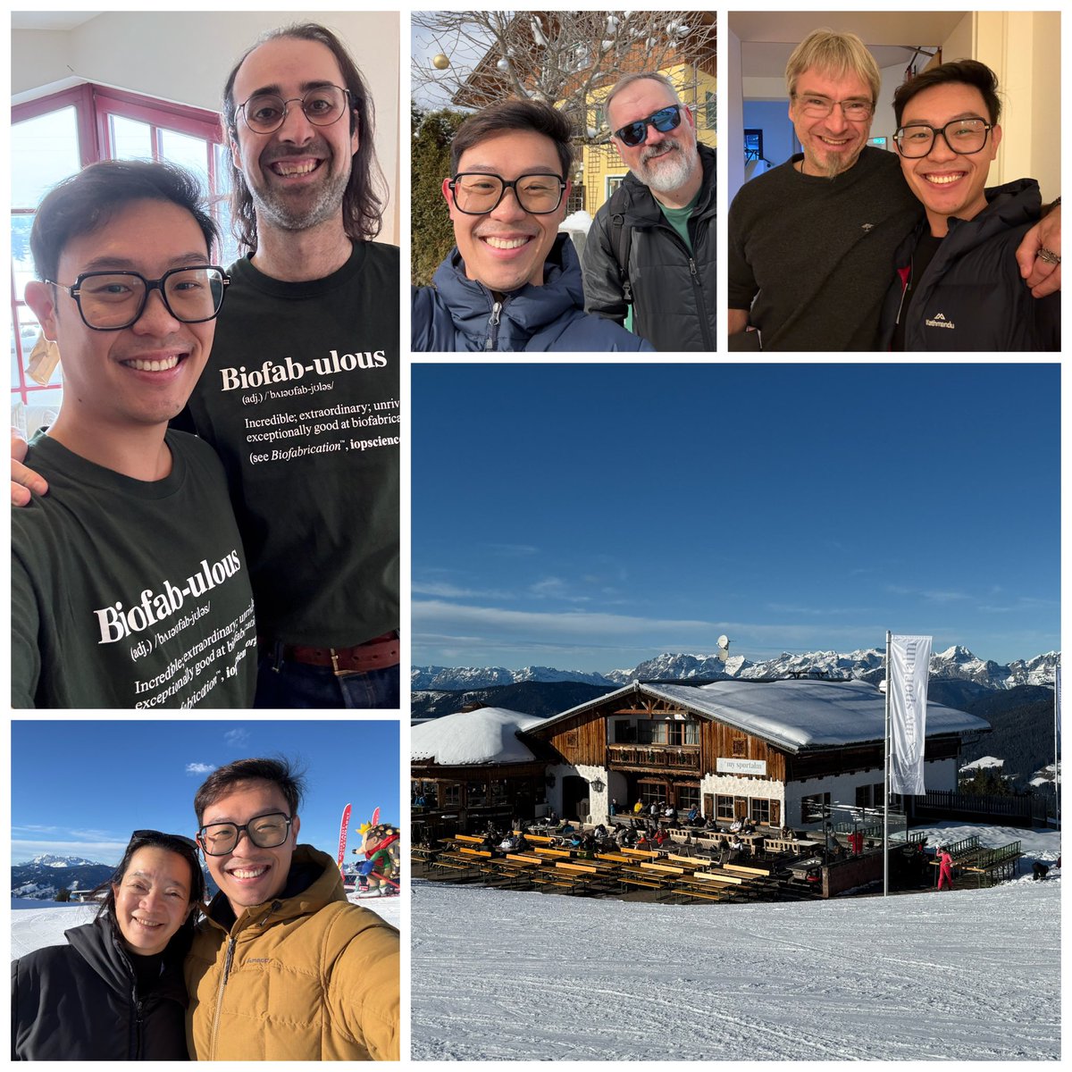 Khoonono's tweet image. First meeting of the year in Austria! Thanks Aleks for the invitation and always great to catchup with friends and colleagues at the alpine biofabrication winter school. @syd_health @CPC_usyd @ISBioFab #biomaterials #bioprinting #biomanufacturing