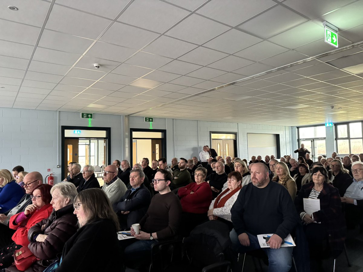 DaireHughesSF's tweet photo. “The cause of labour is the cause of Ireland, the cause of Ireland is the cause of labour… Ireland seeks freedom.”

Great turnout and powerful discussion at @IrelandsFuture &amp; The Labour Movement conference in Newry today.

(1/2) https://t.co/GvY2dCQ4ty