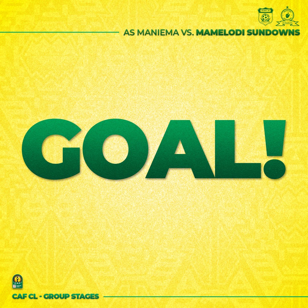Masandawana's tweet photo. 90+5' GOAL! Pressure from Shalulile forces an own goal in the final minute and Downs lead!

#Sundowns #TotalEnergiesCAFCL #RabatsenaGape https://t.co/N8JSk8J8KX