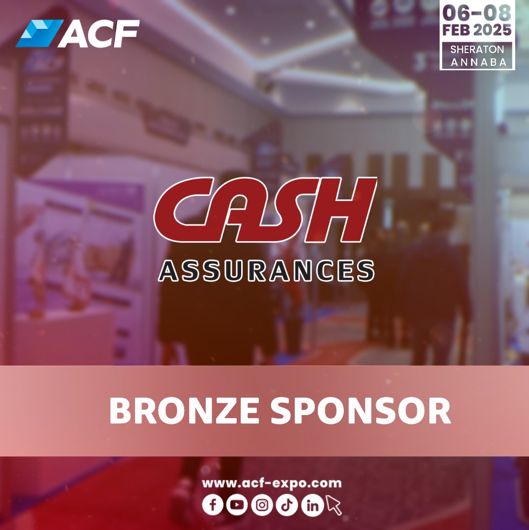 ACF_expo's tweet photo. @CASHassurances Bronze sponsor of #ACF 4th Edition https://t.co/Q0dh5SP8dq