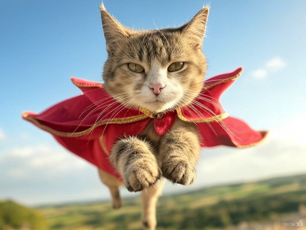 Putting out fires in LA with meow superpower!