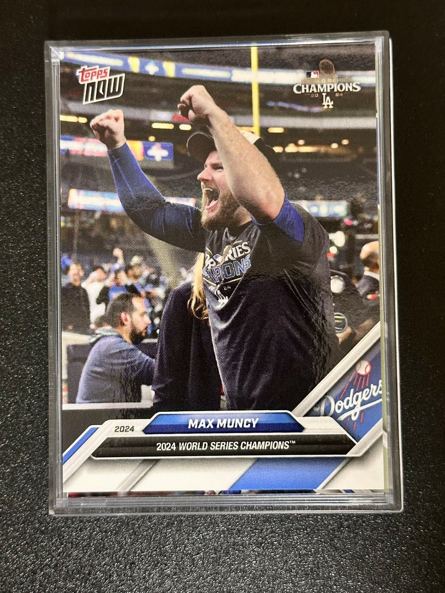 Res_all_athl's tweet photo. topps NOW ドジャース 2024 WS Champions
Max Muncy 白パラ
今年も平常��転です

#toppsnow
#MLB 
#Dogers 
#baseball 
#sportscard https://t.co/VdTiBE0xTq