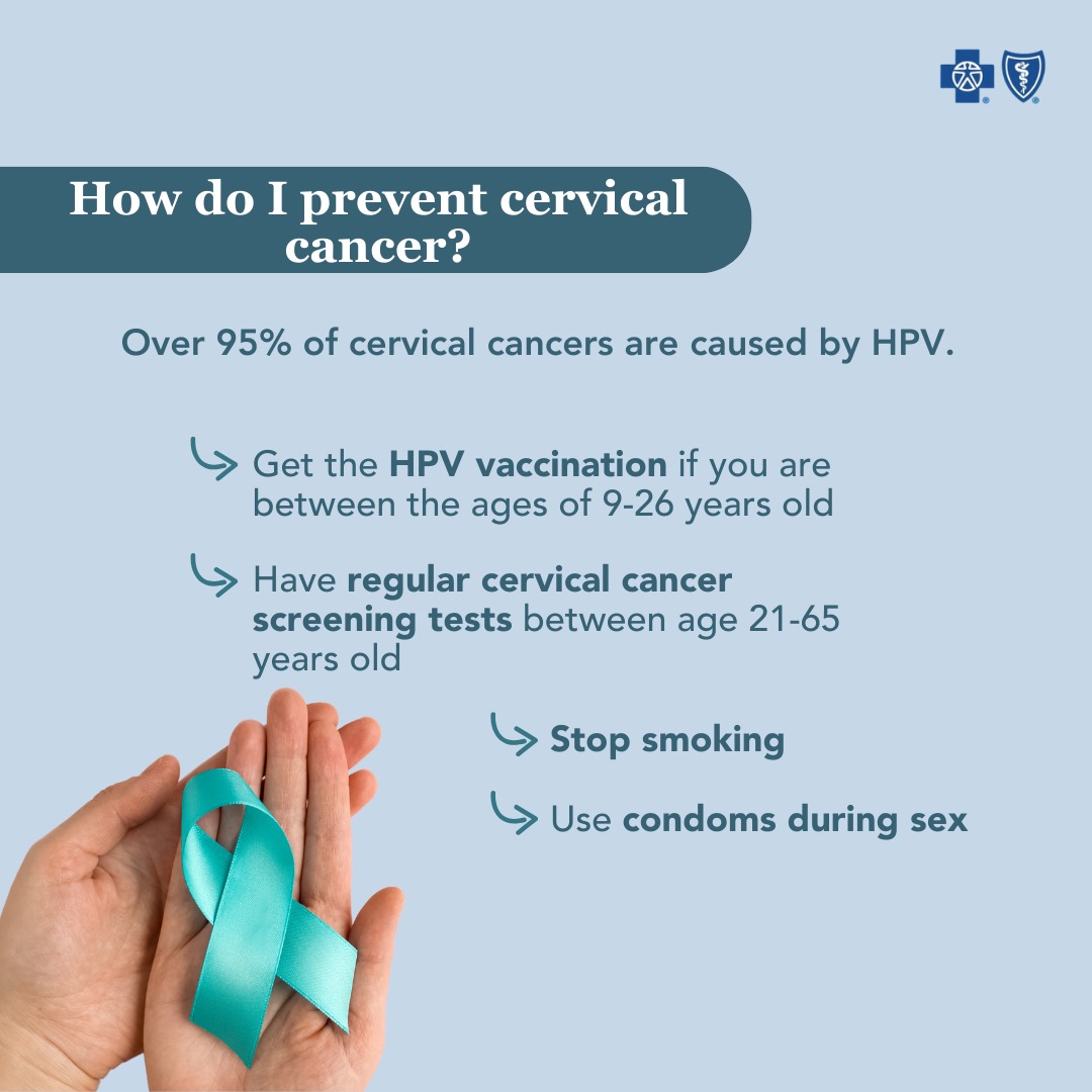 BCBSM's tweet image. Taking care of your health starts with knowledge. 

Regular cervical cancer screenings are one of the best ways to protect yourself and catch potential issues early: tinyurl.com/3rj8vtw9 

#HealthPrevention #WomenWellness