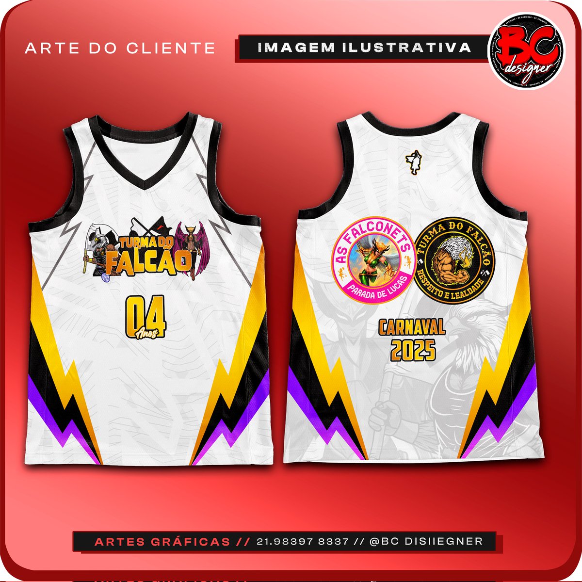 LANÇAMOS MAIS UMA NÃO TEM JEITO 🔥🦅🎉
FALCÃO 2000&amp;SEMPRE 🚀

CAMISAS ABERTAS AO PUBLICO, FEITAS POR ENCOMENDAS
ENCOMENDAS ATÉ O DIA 14 DE FEVEREIRO 

VALOR $30 

ESPALHA PRA GERAL E FINGE QUE É FOFOCA, TURMA DO FALCÃO SAINDO MA FRENTE MAIS UMA VEZ 🚀🏃🏻😎😎😎✍🏻