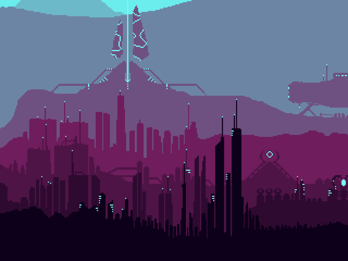 arijkx_'s tweet photo. Mars City [ 2 ] #pixelart #ドット絵 #gamedevelopment https://t.co/JLysmZBks2