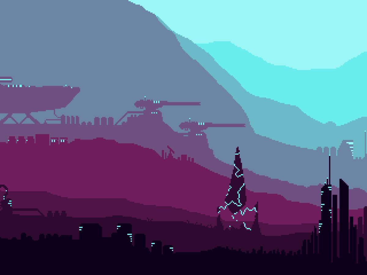arijkx_'s tweet photo. Mars City [ 3 ] #pixelart #ドット絵 #gamedevelopment https://t.co/672spp5DBO
