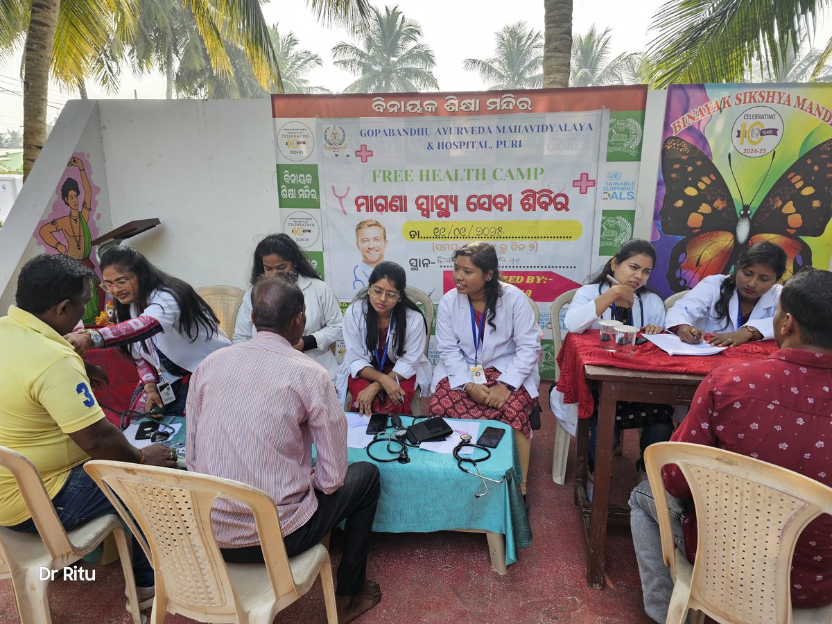 OgampsaPg's tweet photo. A free health camp was organized by OGAMPSA today at Vinayak siksha mandir khadipada ,Puri .Around 230 patients health is being checked and medicine is distributed .
Completely this camp is conducted by our female doctors . 
This show women dedication and empowerment 
@BJP4India https://t.co/EDbRDgpQ0d