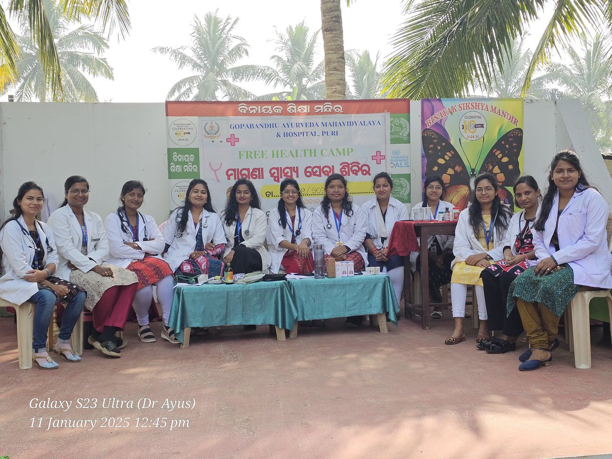 OgampsaPg's tweet photo. A free health camp was organized by OGAMPSA today at Vinayak siksha mandir khadipada ,Puri .Around 230 patients health is being checked and medicine is distributed .
Completely this camp is conducted by our female doctors . 
This show women dedication and empowerment 
@BJP4India https://t.co/EDbRDgpQ0d