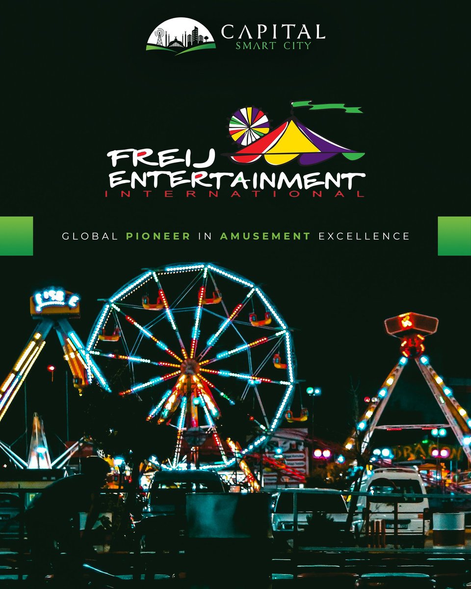 smartcitypk1's tweet image. #FREIJEntertainmentInternational has built a lasting name in the field of #amusementparks.

#CapitalSmartCity invites the best of the best to build #ThemeParks and world-class amusement parks.

Get ready for a class-apart #thrill and adrenaline that we are preparing for you.