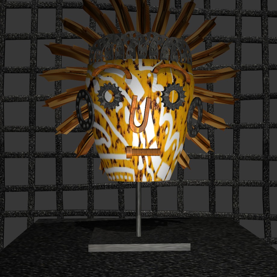 SaranW17's tweet photo. You are my energy to go ahead! @ArtsofChet
Thanks for all minting. 😄 🙏
African’s Mask #1
#africanmask #fxhash #threejs https://t.co/0EtxRLXuEv