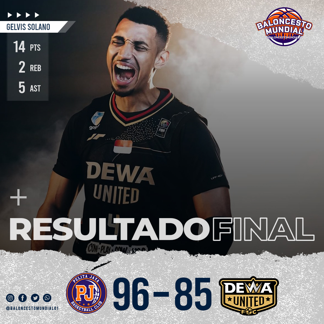 Siguiendo Los 🇩🇴: Actuación de Gelvis Solano <a href="/gsol4/">Гречников Сергей</a> en la derrota de su equipo <a href="/dewautdbc/">Dewa United Basketball Club</a> en el dia inaugural de la liga de Indonesia 

Síguenos-> @baloncestomundial01 para seguir viendo más contenidos del basket todo el día.