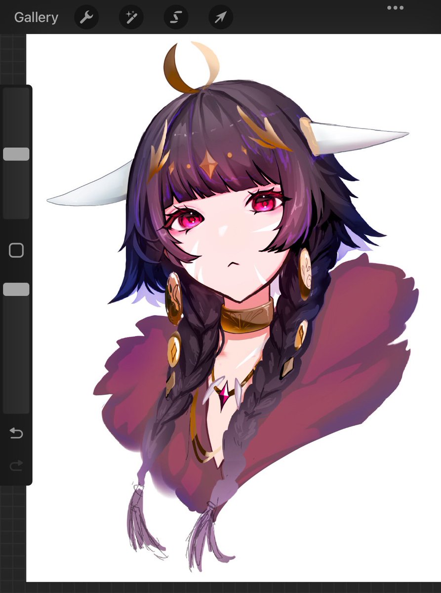 layuneki's tweet photo. Chief Neki making her judgement ⟡ 
⁞  #Vtuber #oc #DrawNeki https://t.co/g0Fo0zLO5N