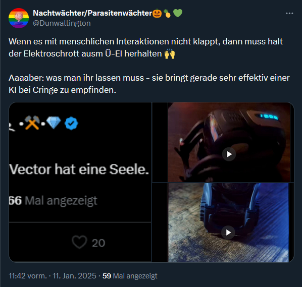 xLadyNosferatu's tweet photo. >Mana hör mit Politischem auf du laberst Kagge
>Ok dann mach ich was anderes, suche Hobbies wo man Spaß und Freude dran hat
>NEIN NICHT SO

traurig wie freudlos und hasserfüllt manche sind.🤷🏻‍♀️ https://t.co/AdxjaVzgC7