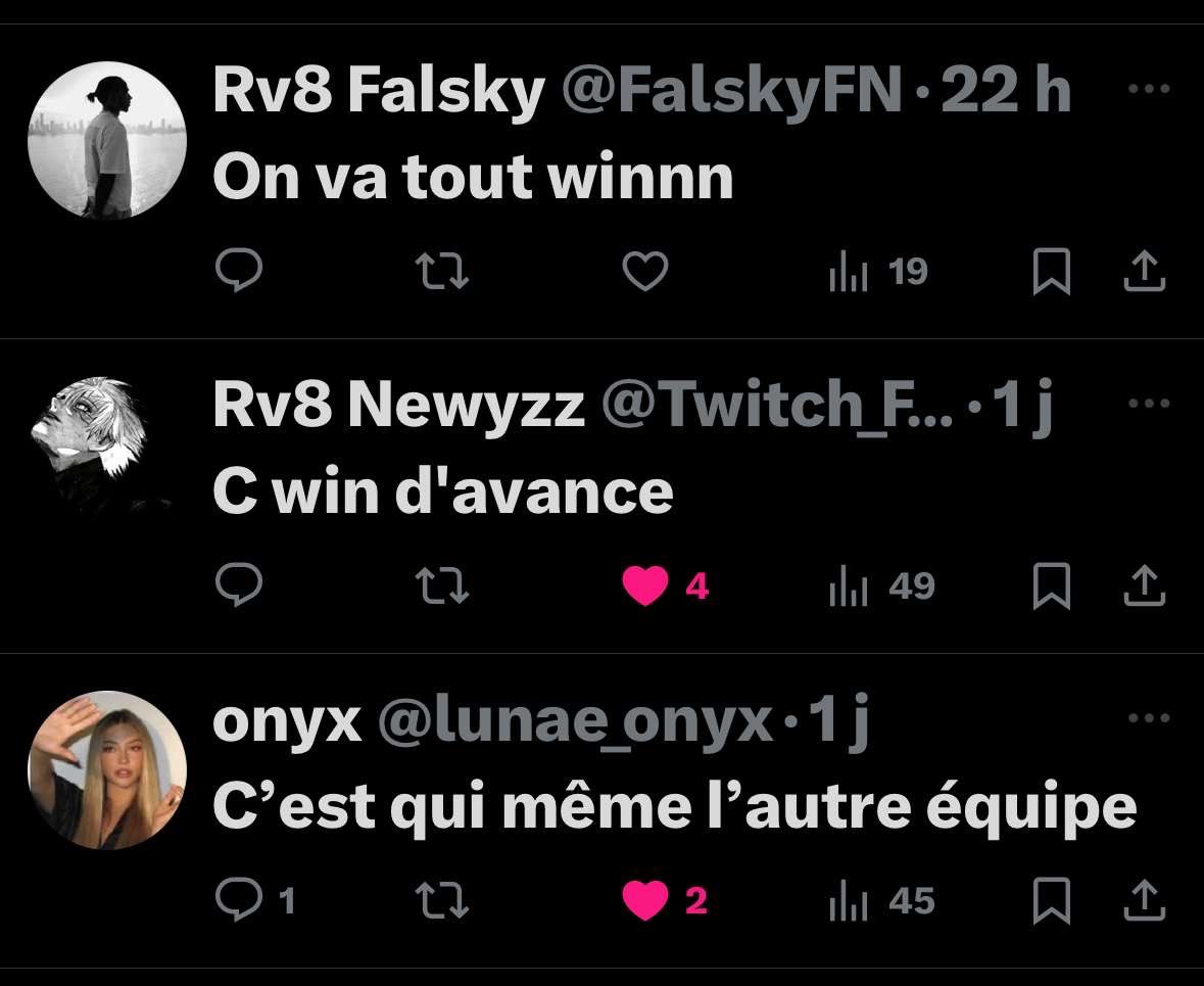 fayykoz's tweet photo. Quand tu parle trop vite sa fini par te calmer chuuuut vous inquiétez pas on va vous attendre encore plus fort pour la revanche 😉 https://t.co/jqjICN3u09