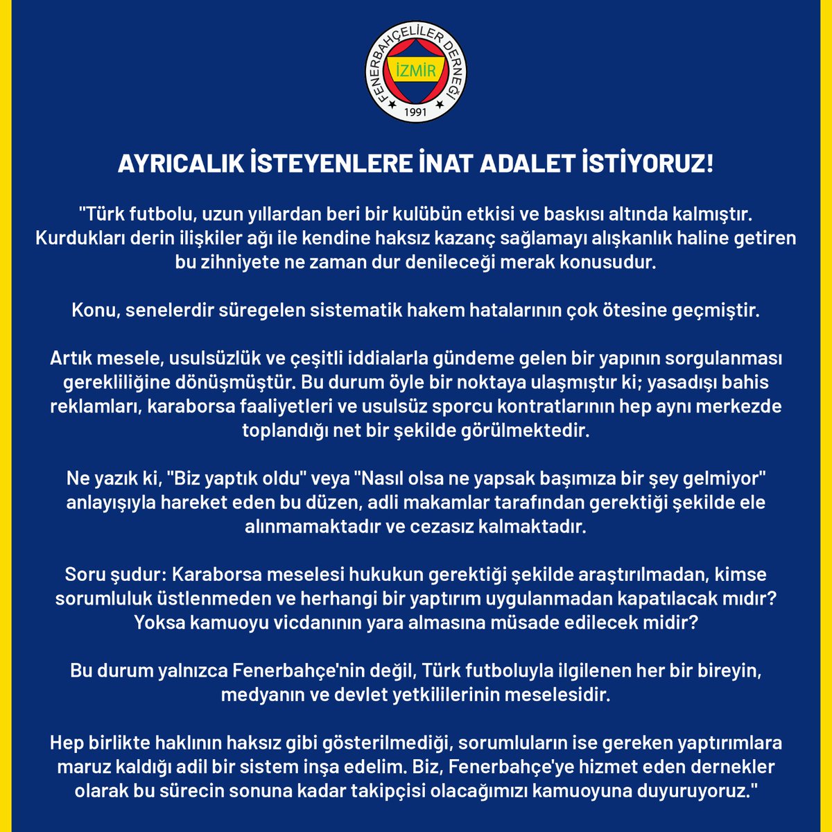 AYRICALIK İSTEYENLERE İNAT ADALET İSTİYORUZ!!!